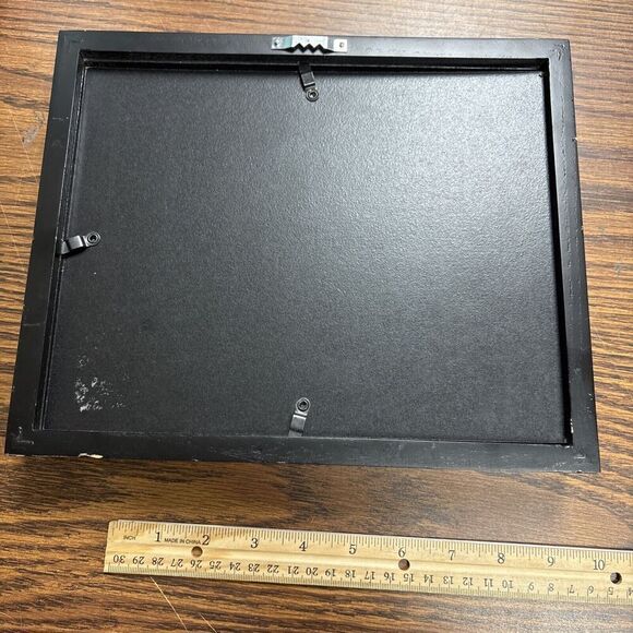 Signed Framed Mixed Media 3D Art - Looks like Topographic Map of Sea of Japan ? - Picture 8 of 8